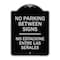 Signmission No Parking Between Signs No Estacione Entre Las Senales Heavy-Gauge Alum, 24" x 18", BS-1824-23761 A-DES-BS-1824-23761 - alternate 1